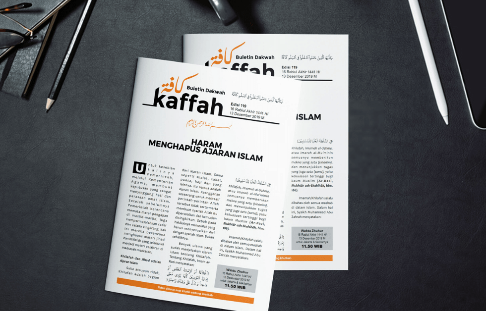 Haram Menghapus Ajaran Islam, Buletin Dakwah Kaffah, Edisi 119-min